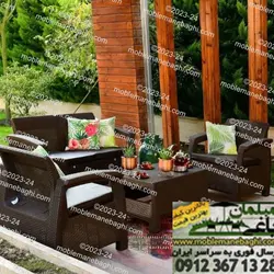 ست صندلی مبلی بامیز پذیرایی 4نفره | فروشگاه مبلمان باغی