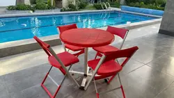 میز و صندلی تاشو 4 نفره | فروشگاه مبلمان باغی