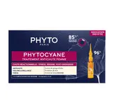 سرم ویال ضد ریزش و رشد موی فیتوسیان Phyto Cyane فیتو phyto مناسب بانوان Women اورجینال فرانسه بسته 12 عددی