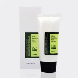 کرم ضد آفتاب کوزارکس COSRX با SPF50 آلوئه ورا آبرسان و تسکین دهنده اورجینال کره جنوبی حجم 50 میل