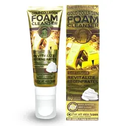 فوم براش دار کلاژن طلا وکالی Wokali اورجینال امارات حجم 120 میل