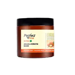 ماسک موی پرفکت لاین Perfect Line مدل ARGAN & KERATIN اورجینال ایتالیا حجم 500 میل