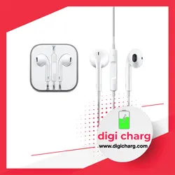 قیمت و خرید هندزفری سیمی اورجینال آیفون مدل Apple iphone earpod 3.5 mm - دی جی شارژ