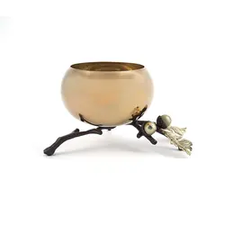 شاخه بلوط ظرف فلزی C2 بدون در (شاخه Z) قهوه ای - ظرف طلایی