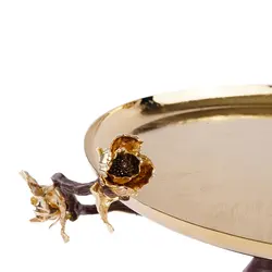 شیرینی خوری آنیکا 30 سانت ظرف طلایی