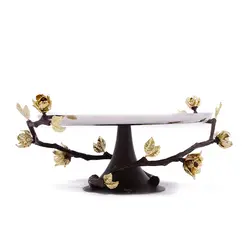 شیرینی خوری آنیکا 30 سانت ظرف نقره‌ای