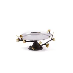 شیرینی خوری آنیکا 30 سانت ظرف نقره‌ای