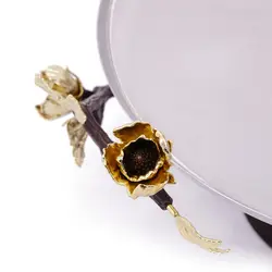 شیرینی خوری آنیکا 30 سانت ظرف نقره‌ای