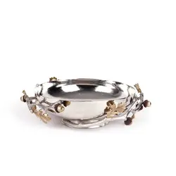 شاخه بلوط ظرف فلزی C5 (شاخه B) نقره‌ای