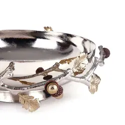 شاخه بلوط ظرف فلزی C5 (شاخه B) نقره‌ای