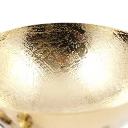 شاخه بلوط ظرف فلزی B1 (شاخه Z) کوچک نقره ای - ظرف طلایی