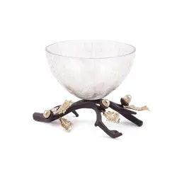 شاخه بلوط ظرف شیشه ای B3 قهوه‌ای