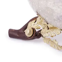 شاخه بلوط ظرف شیشه ای C3 قهوه‌ای