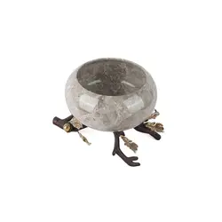 شاخه بلوط ظرف سنگی C3 سنگ خاکستری