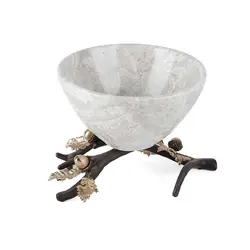 شاخه بلوط ظرف سنگی B3 سنگ خاکستری