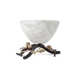 شاخه بلوط ظرف سنگی B3 سنگ خاکستری