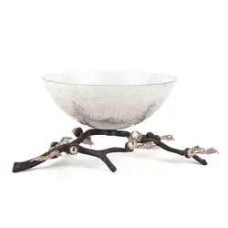 شاخه بلوط ظرف شیشه ای B4 قهوه‌ای