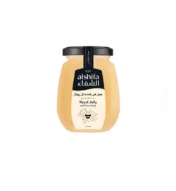 عسل شفا نیم کیلویی  با ۲۰گرم ژل رویال