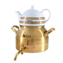 نزاز کتری و قوری طلایی کوچک 3008