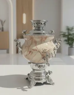 سماور ماریا طرح ماربل قهوه ای کد 404 c