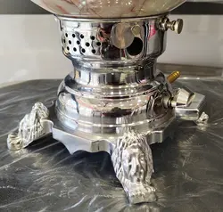 سماور توپی طرح ماربل قهوه ای کد 609 c