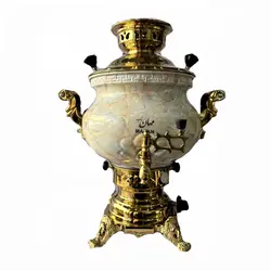 سماور ماریا طرح ماربل کرم  کد 404 cp