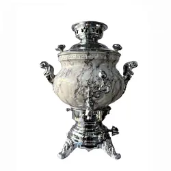 سماور ماریا طرح ماربل سفید کد 404 c