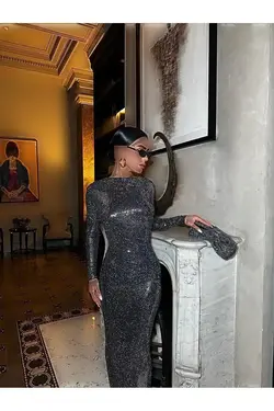 لباس پولک‌دار نقره‌ای - 1811