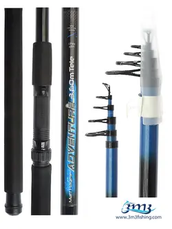 چوب ماهیگیری تلسکوپی فایبر گلاس ADVENTUR 3.60