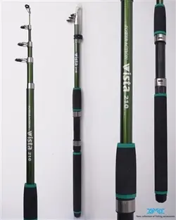 چوب ماهیگیری تلسکوپی فایبر گلاس vista 240