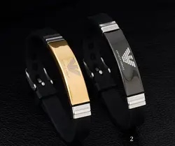 دستبند مردانه چرم و استیل