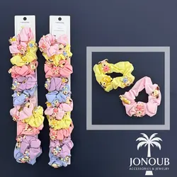 کش موی فانتزی دخترانه با عروسک های بامزه(۱۰عددی)