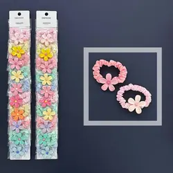 کش موی بچگانه با طرح گل بابونه(۱۰عددی)