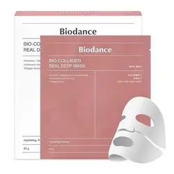 ماسک بیو کلاژن بایودنس ضد چروک و سفت‌کننده 4 عددی