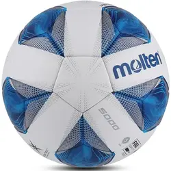 توپ مولتن پرسی نمره 5 اورجینال | molten F5a5000 Acentec Soccer Ball White-Blue