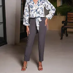 شومیز پشت حلقه کمربند دار-کد3-طرح زارا