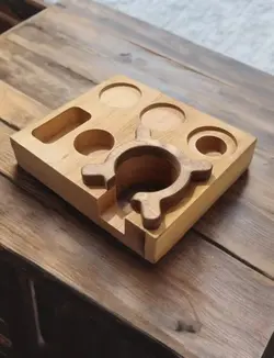 استند قهوه چوبی (سایز ۵۱)