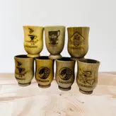 شات قهوه خوری چوبی (طرح دار)