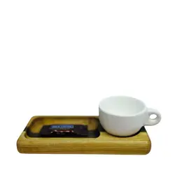 شات و سینی قهوه خوری ۱۲سانتی