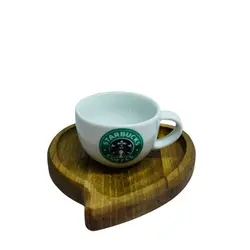 شات و سینی قلبی قهوه خوری