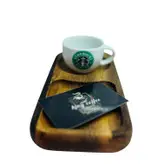 شات و سینی قهوه خوری استارباکس