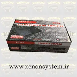 آمپلی فایر خودرو 4 کانال ارت کوئیک مدل EQ704 - زنون سیستم