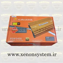 آمپلی فایر خودرو آلفاسونیک 4 کانال مدل PSW-5400 - زنون سیستم