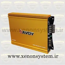 آمپلی فایر خودرو ساووی 4 کانال مدل SV-4104 - زنون سیستم