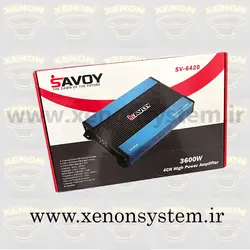 آمپلی فایر خودرو ساووی 4 کانال مدل SV-6420 - زنون سیستم