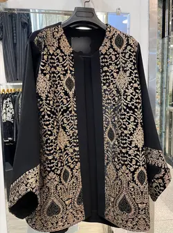 کت مجلسی خرجکار مخمل سوزن دوزی