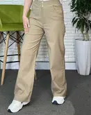 شلوار بگ کتان کش