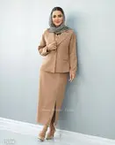 ست سه تیکه مجلسی ( کت دامن و جلیقه )