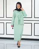 ست سه تیکه مجلسی ( کت دامن و جلیقه )