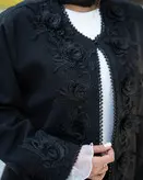 مانتو مجلسی گل برجسته ( سایز بزرگ دارد)